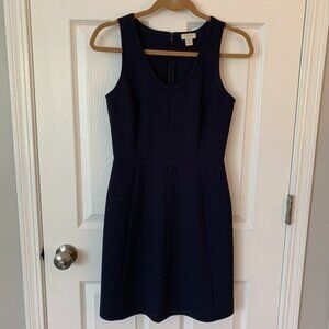 J. Crew Factory A-line Navy Dress
